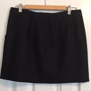 J. Crew Black Wool Skirt - Size 4